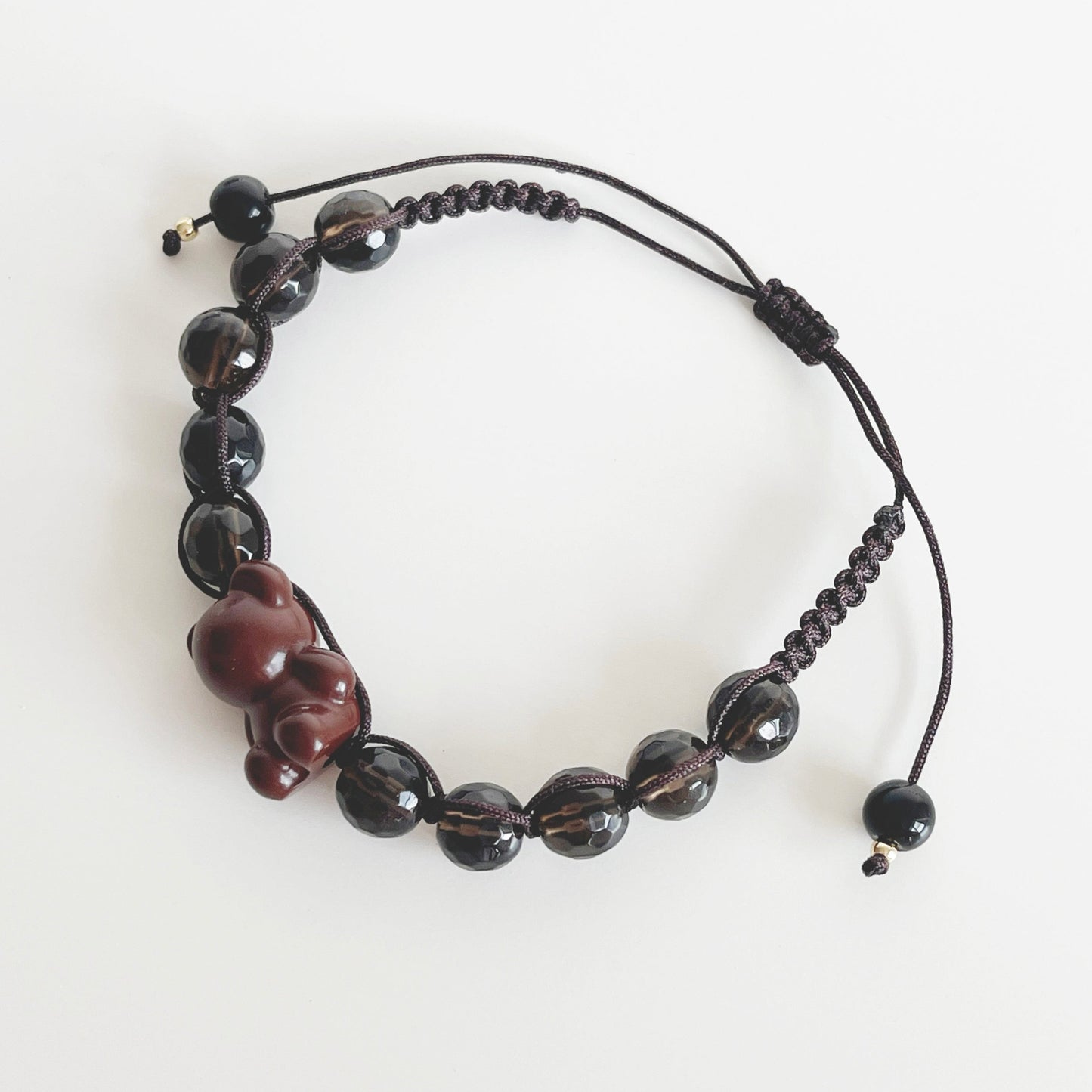 Brown Bear "Higuma" Lucky Bracelet - Mary Bear Japan