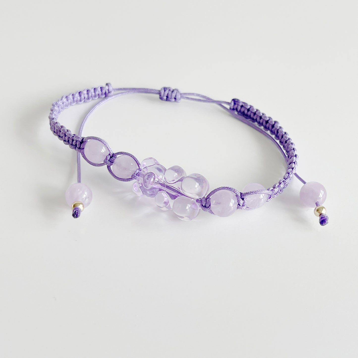 Lavender Lucky Bear Bracelet - Mary Bear Japan