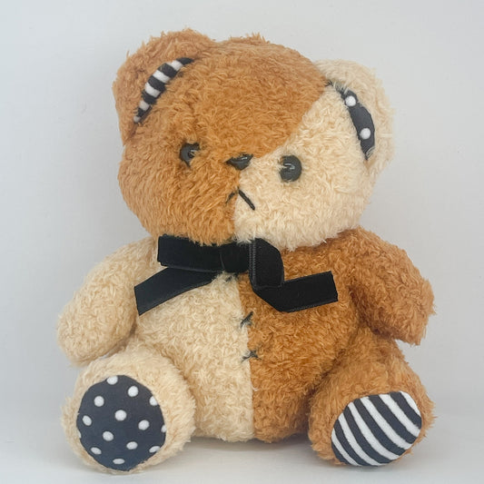 Kumax Moco ミュート "Mute" Small Brown Teddy Bear 5.5" Plush