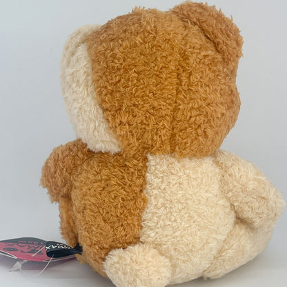 Kumax Moco ミュート "Mute" Small Brown Teddy Bear 5.5" Plush