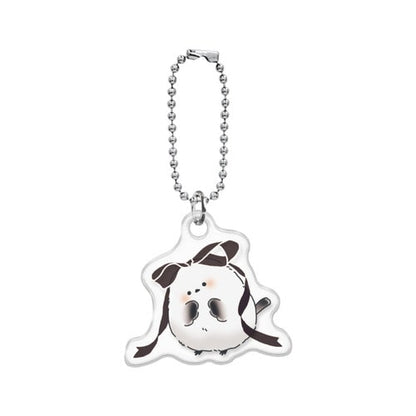Monochrome Bow Shimaenaga Acrylic Mini Keychain - Crux