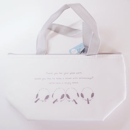 Shimaenaga Mini Insulated Lunch Bag - White