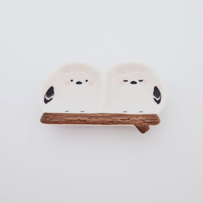 Shimaenaga Pair Ceramic Dish