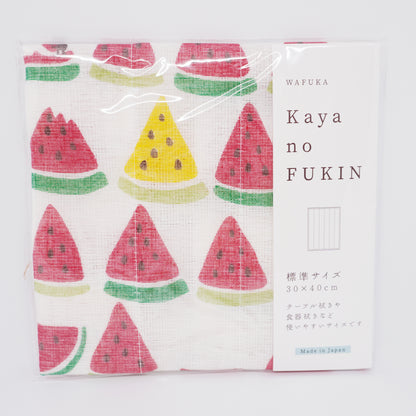 Watermelon Pattern Traditional Dishcloth