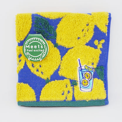 Fresh Lemon Jacquard Handkerchief Towel