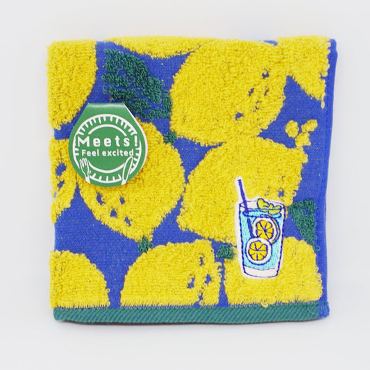Fresh Lemon Jacquard Handkerchief Towel