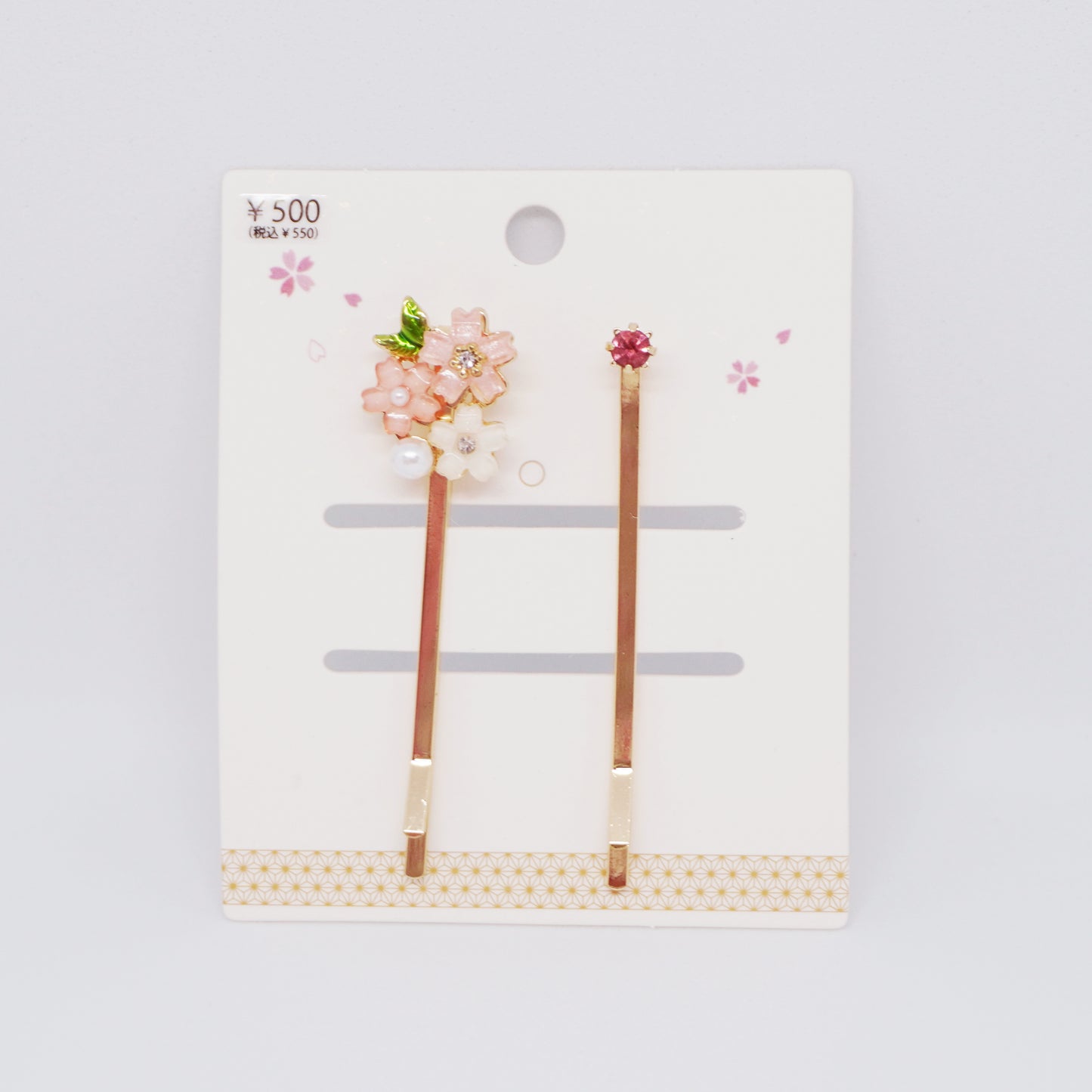 Cherry Blossom Motif Set Pin