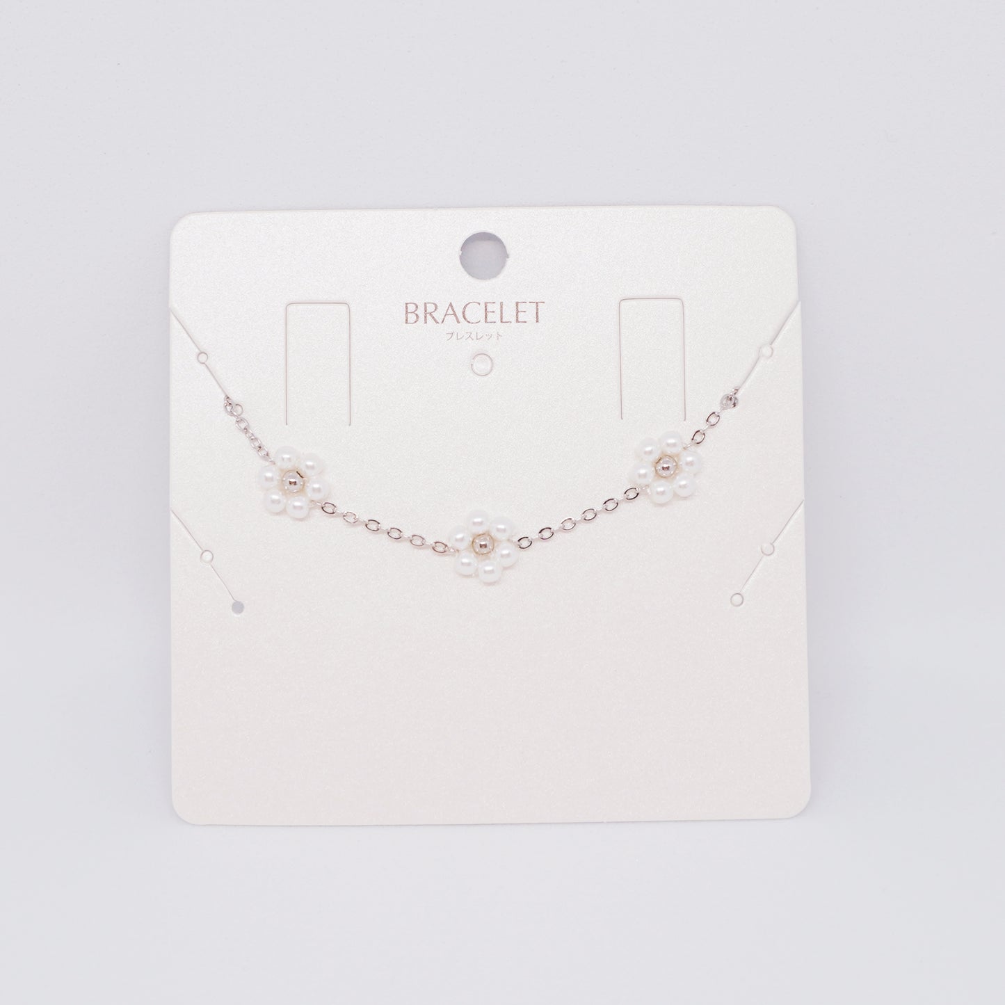 Pearl Flower Silver Bracelet