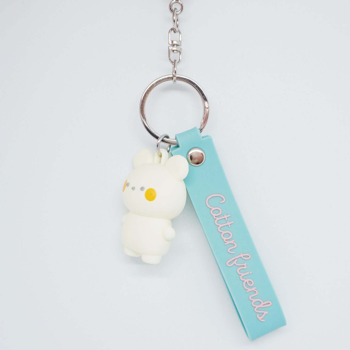 Beari the Bear Cotton Friends Rubber Mascot Keychain