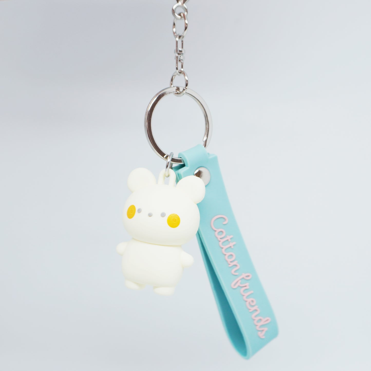 Beari the Bear Cotton Friends Rubber Mascot Keychain