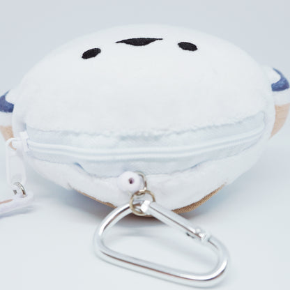 Round Shimaenaga Plush Reel Pass Case - Boku, Shimaenaga