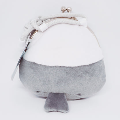 Shimaenaga with Clover Plush Coin Purse with Strap - Crux
