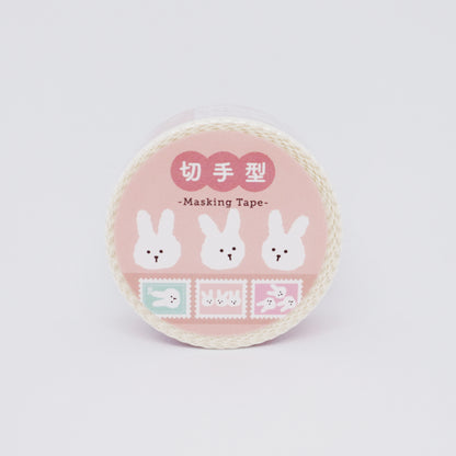 Bunny Stamp Design Masking Tape - LABCLIP