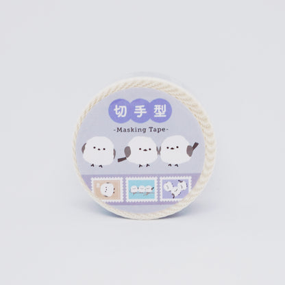 Shimaenaga Stamp Design Masking Tape - LABCLIP