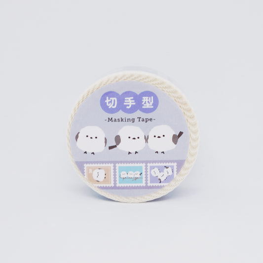 Shimaenaga Stamp Design Masking Tape - LABCLIP