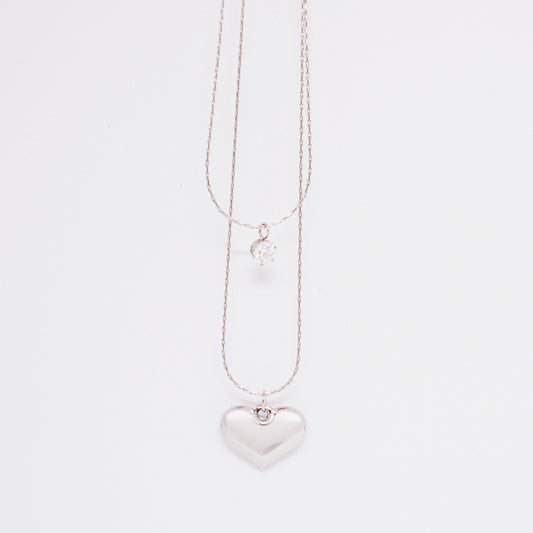 Heart Silver Necklace