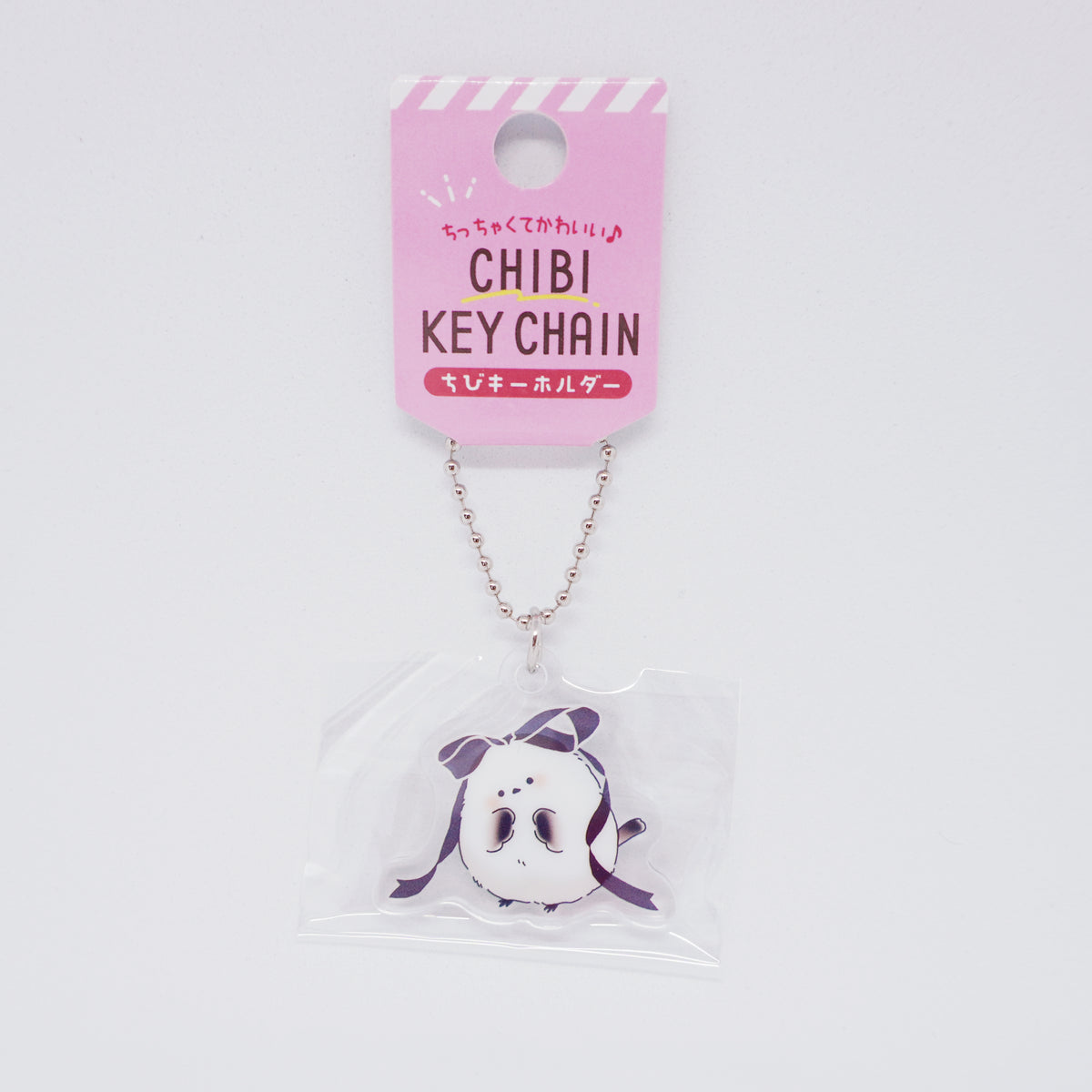 Monochrome Bow Shimaenaga Acrylic Mini Keychain - Crux