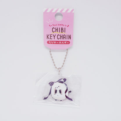 Monochrome Bow Shimaenaga Acrylic Mini Keychain - Crux