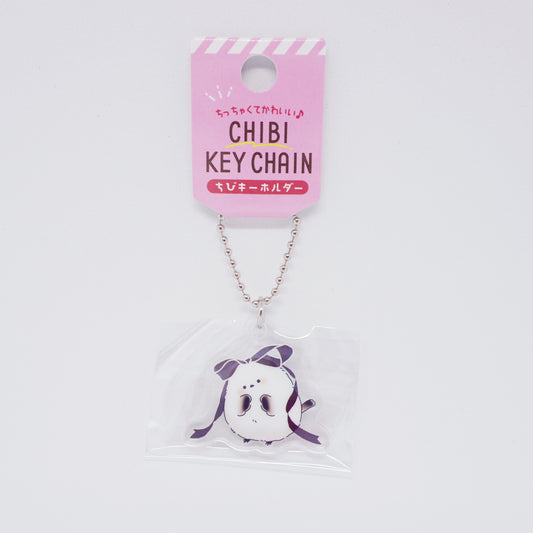Monochrome Bow Shimaenaga Acrylic Mini Keychain - Crux