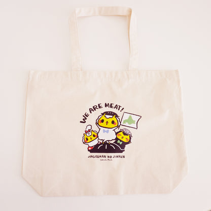 Jingisukan no Jin-kun Tote Bag - "WE ARE MEAT!"