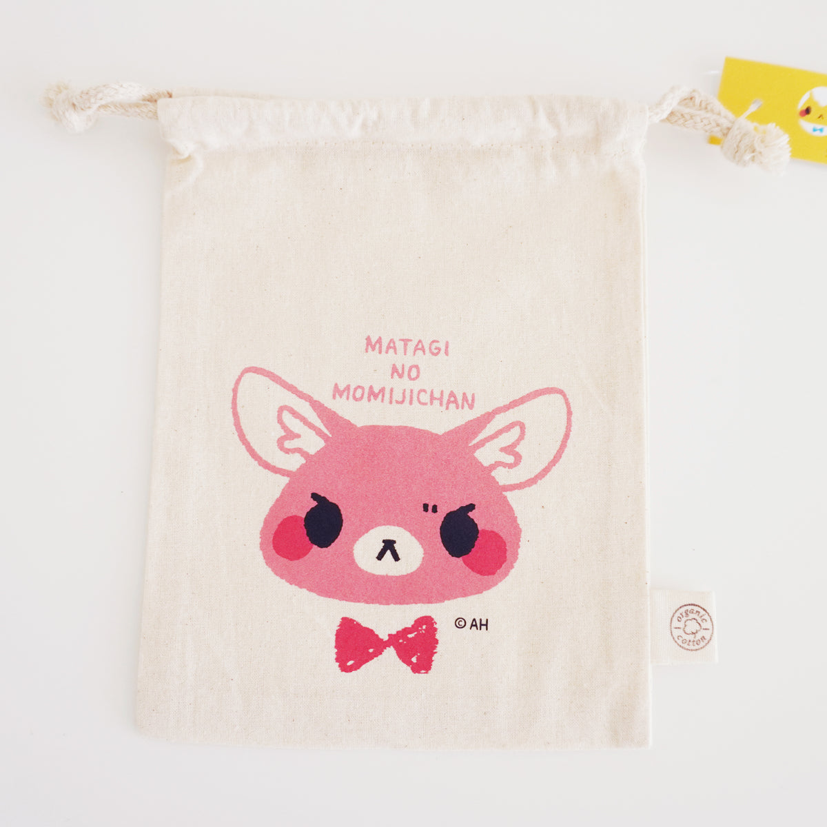 Matagi no Momiji-chan Face Series Drawstring Bag