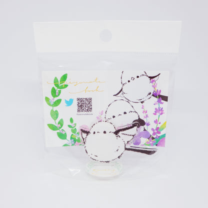 Acrylic Stand with Memo Clip - Flying Shimaenaga - Piyo Techo