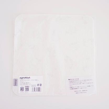 Scattered Shimaenaga Pattern White Gauze Pile Handkerchief - Piyo Techo