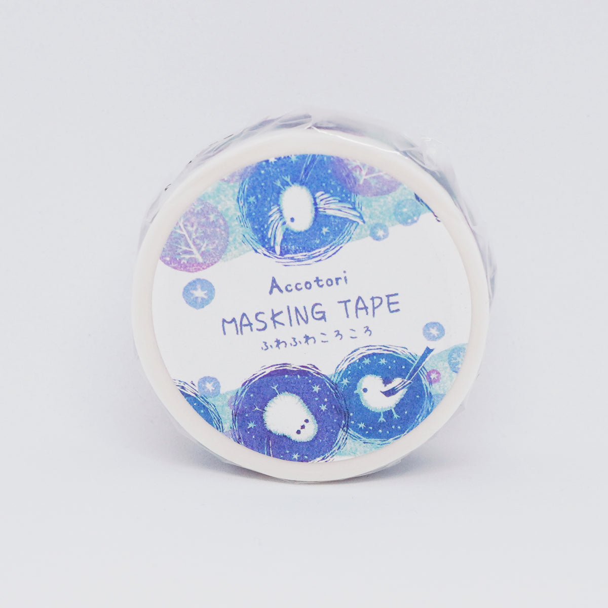 Accotori Masking Tape - Fluffy Shimaenaga Rolling Tape