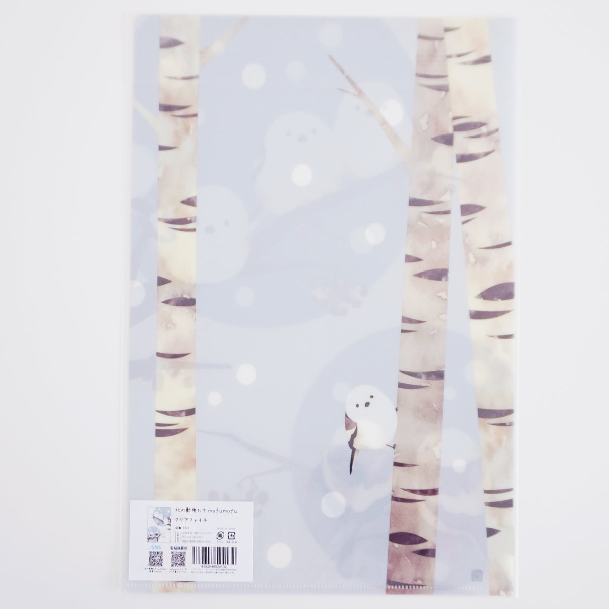 Northern Animals Mofumofu Shimaenaga Clear File