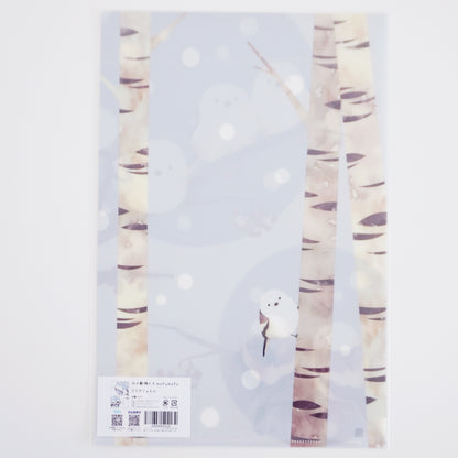 Northern Animals Mofumofu Shimaenaga Clear File