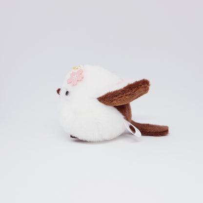 Fukufuku Sakura Shimaenaga Mascot Plush Keychain