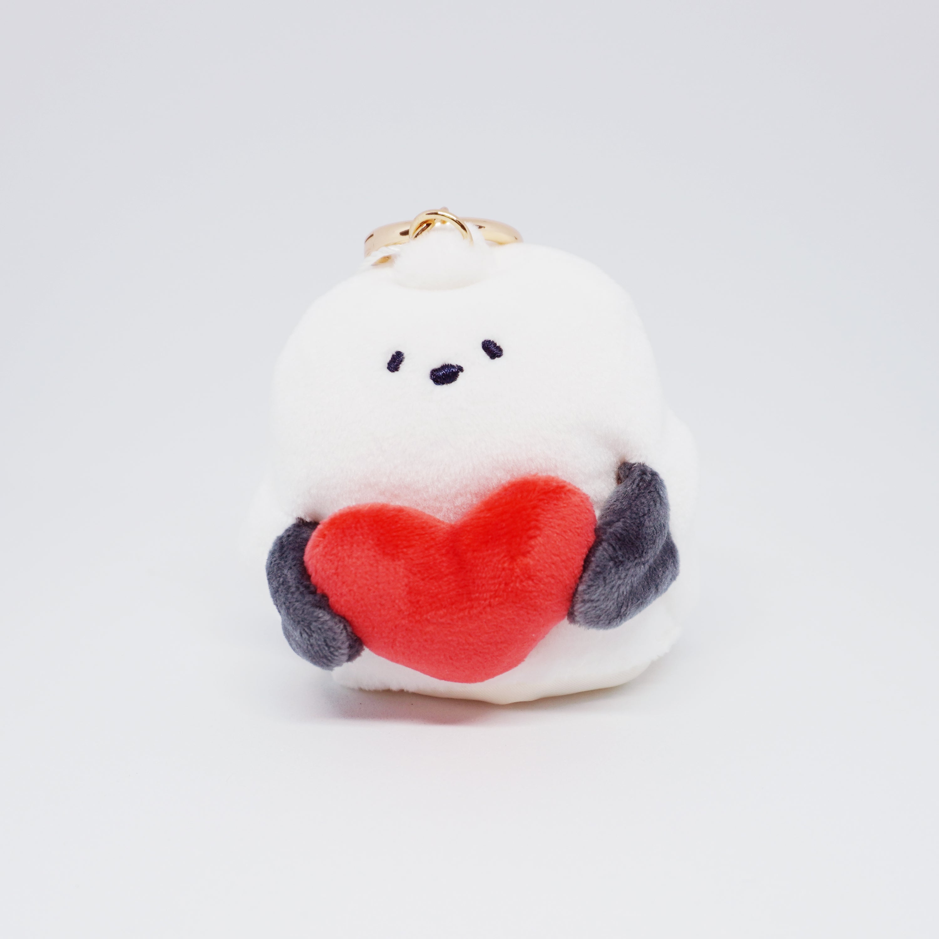Shimaenaga Plush with Heart Reel Keychain - Pukumaru – Mary Bear Japan