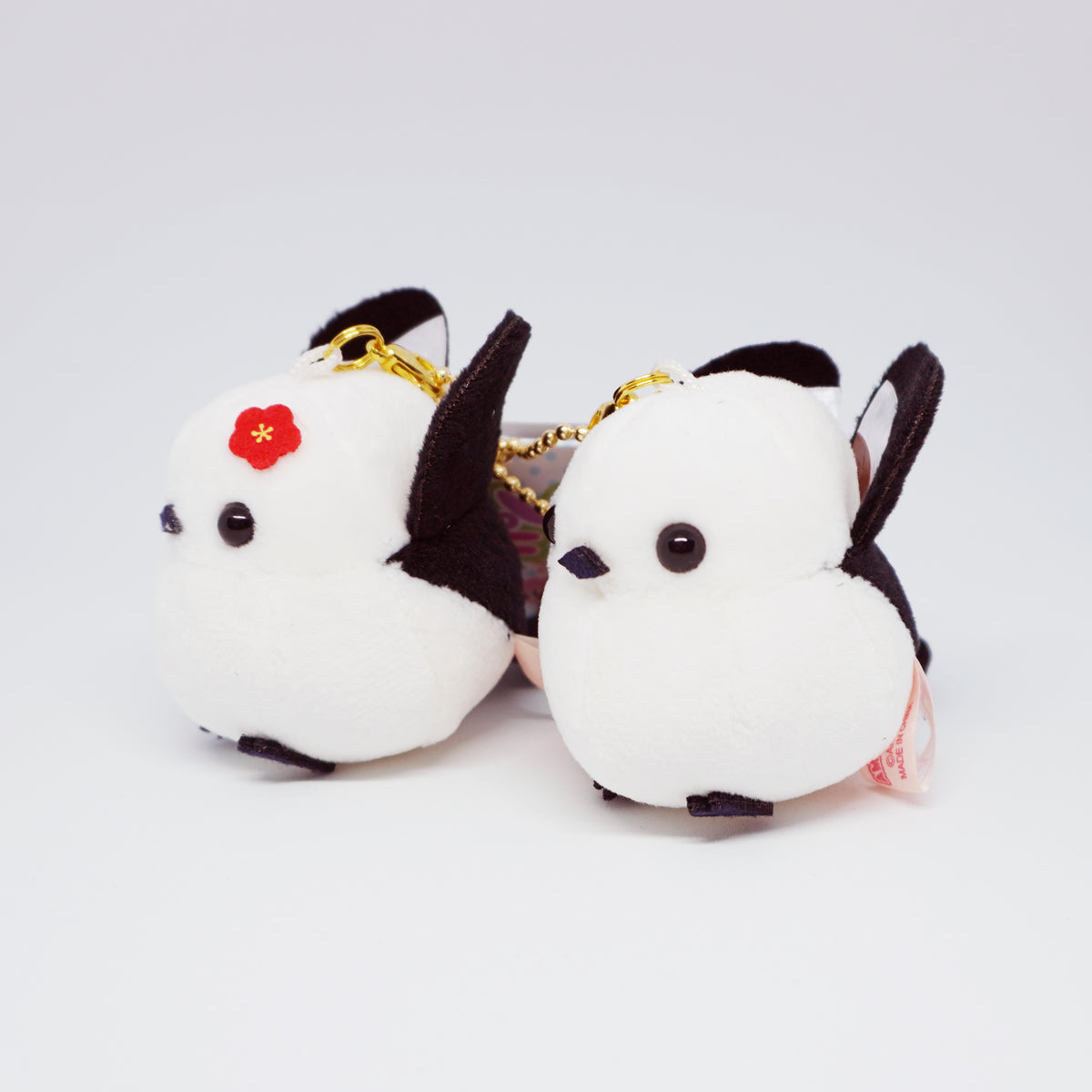 Nico Nico Pair Plump Shimaenaga Plush Keychain