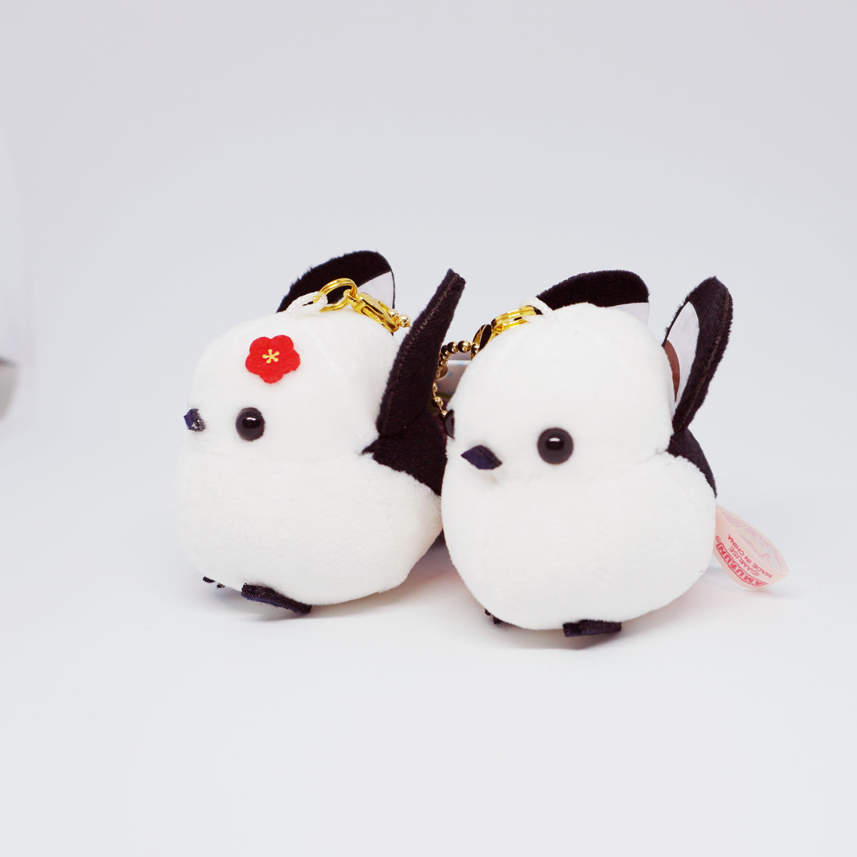 Nico Nico Pair Plump Shimaenaga Plush Keychain