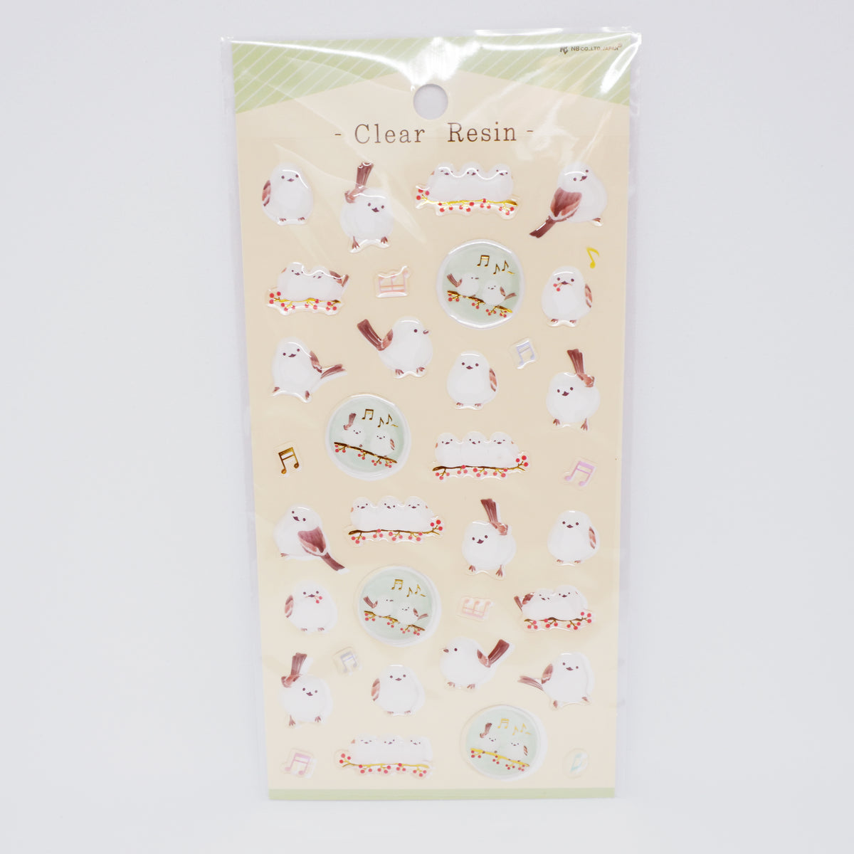 Shimaenaga Resin Sticker