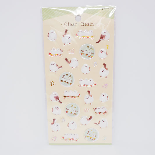 Shimaenaga Resin Sticker