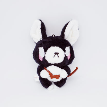 Matagi no Roku-chan Black Plush Keychain (Small) - Matagi no Momiji-chan