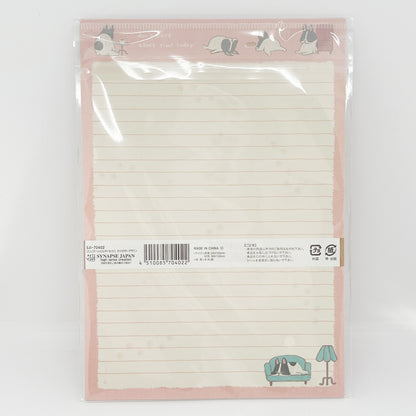 French Bulldog Pink Letter Set