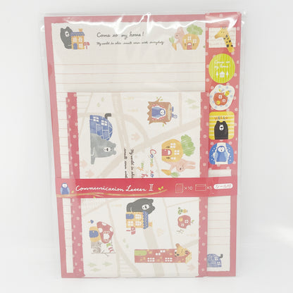 Cute Animal Map Letter Set