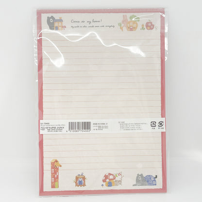 Cute Animal Map Letter Set