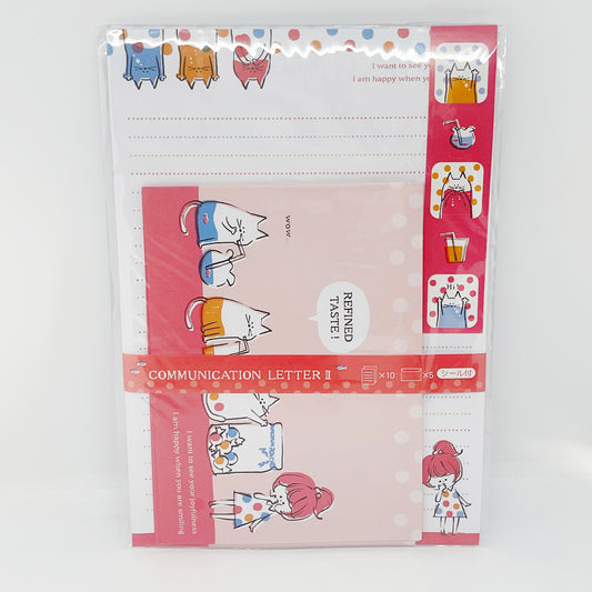 Hungry Cats Letter Set