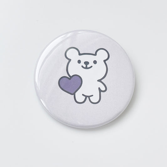 Mary Bear Japan Bear Round Pin Badge 44mm
