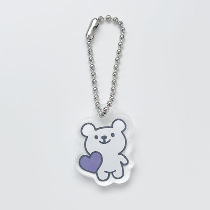 Mary Bear Japan Bear Acrylic Keychain 4cm