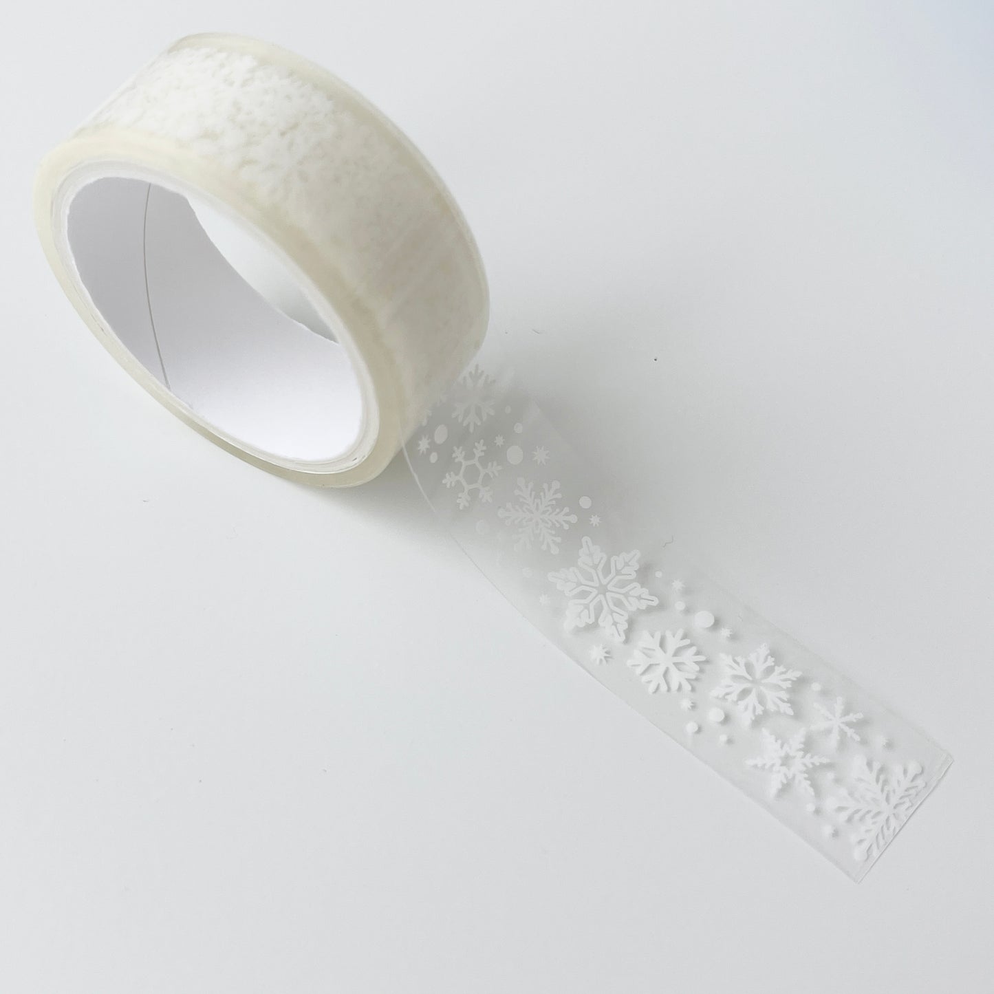 Snowflake Pattern Clear Deco Tape