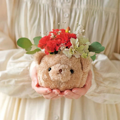 Fluffy Bear Multi Organizer Mini Flower Pot