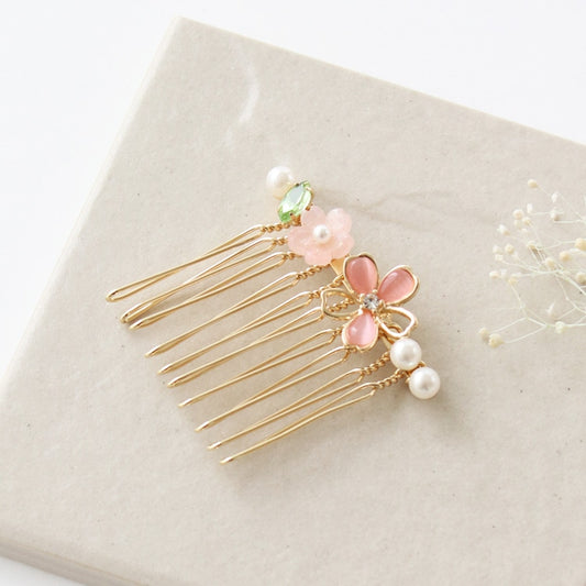 Cherry Blossom Mini French Side Comb