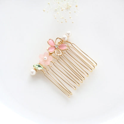 Cherry Blossom Mini French Side Comb