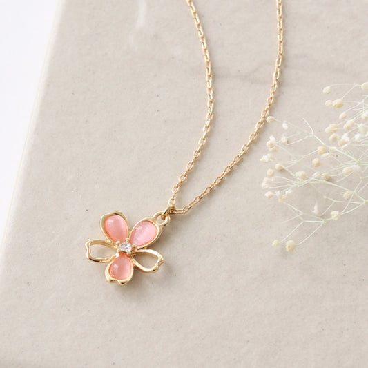 Cherry Blossom Long Necklace