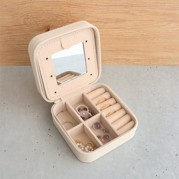 ジュエリーアクセサリーボックス - クリーム