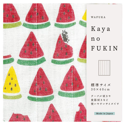 Watermelon Pattern Traditional Dishcloth